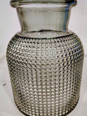AEG LULU Textured Glass, Green Glass, Stamped Bottom, EUC